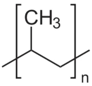 PP 聚丙烯 化學結構示意 PP chemical structure