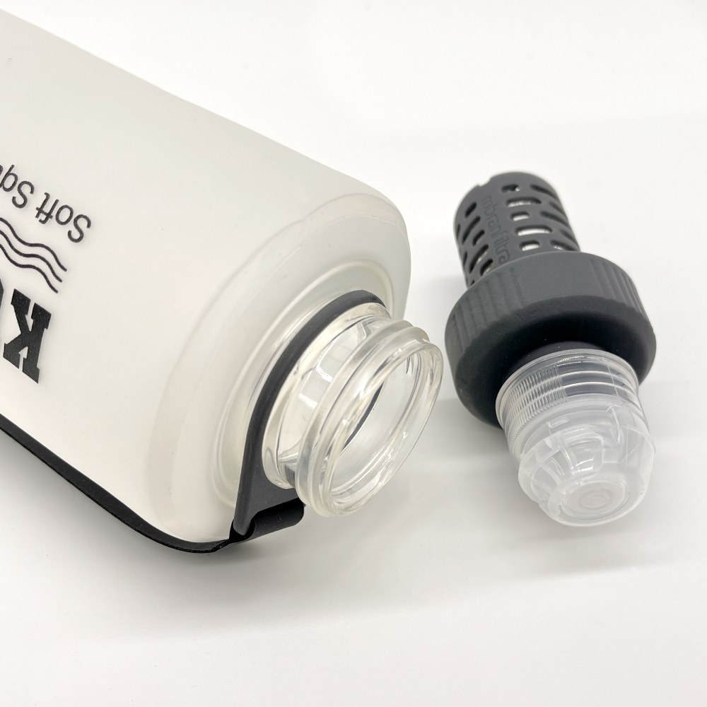 Cap and filter, taken apart (Kuma Academy official product image)